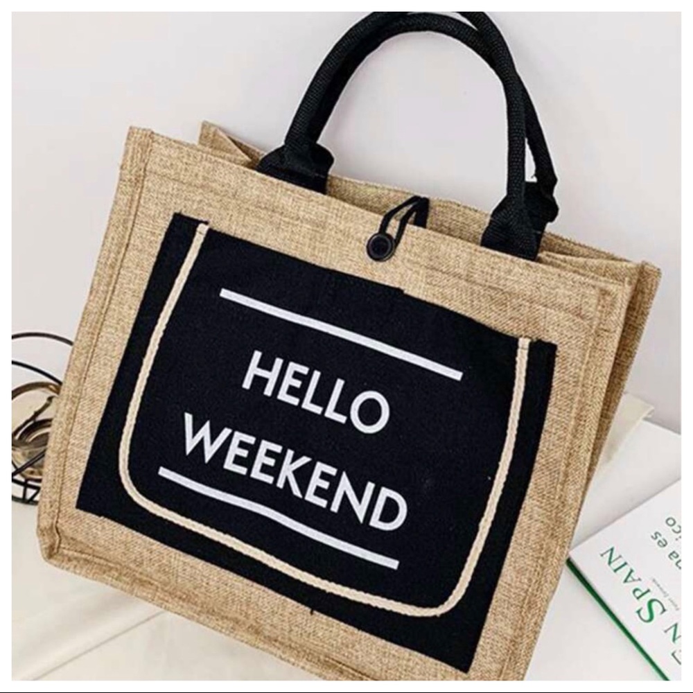 Boho Trendy Hello Weekend Bag! - Picture 4 of 6